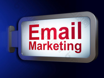 金融概念电子邮件市场营销广告牌背景