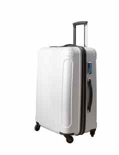 旅行手提箱行李孤立的白色背景