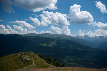 徒步旅行山