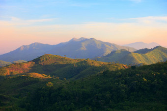 美丽的土地逃山森林<strong>泰国米</strong>娅