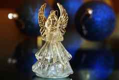 水晶天使一年装饰圣诞节饰品克里斯特姆