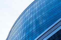 玻璃办公室建筑现代体系结构