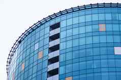 玻璃高层办公室建筑体系结构