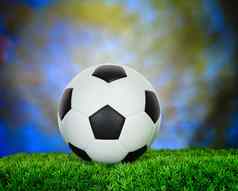 足球足球绿色草场体育运动竞争