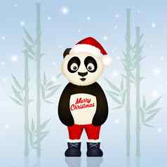 熊猫圣诞节