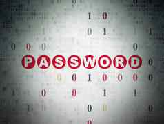 安全概念密码数字数据纸背景