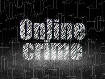 安全概念在线犯罪难看的东西黑暗房间