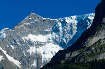 瑞士山berner高地阿尔卑斯山脉欧洲阿尔卑斯山脉