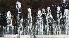 喷泉溅水公园