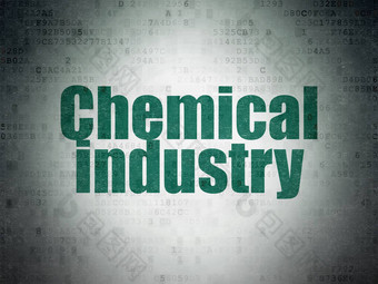 行业概念化学行业数字数据纸背景