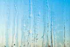 冰花霜模式冷淡的窗口玻璃