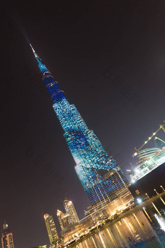 迪拜塔<strong>哈利</strong>法塔世界最高的摩天大楼迪拜曼联阿拉伯阿联酋航空公司