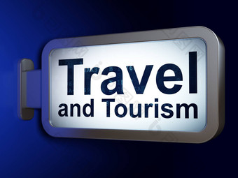 旅游概念旅行旅游广告牌背景