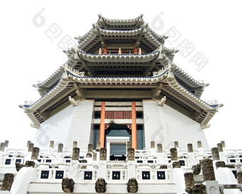 宝塔传统的中国人寺庙