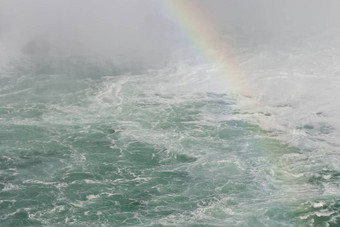 美丽的<strong>图片</strong>水令人惊异的尼亚加拉瀑布<strong>彩虹</strong>