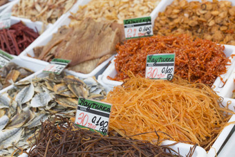 干咸鱼农民市场价格标签
