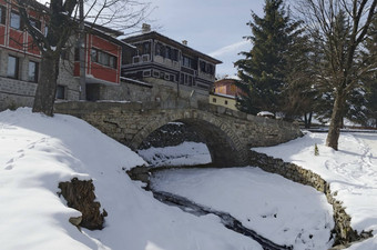 <strong>石头桥</strong>古老的房子Koprivshtitsa