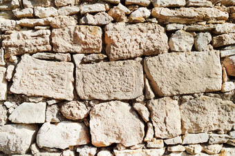 原始编织石头<strong>墙绘</strong>画石头墙模式石头墙图片