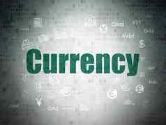 货币概念货币数字数据纸背景