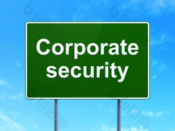 安全概念企业安全路标志背景