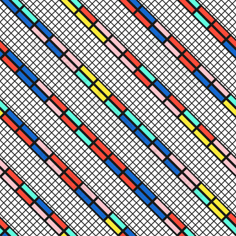 色彩斑斓的明亮的无缝的模式