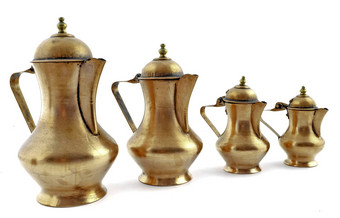 成形风格铜咖啡壶