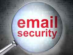 保护概念电子邮件安全光学玻璃