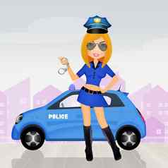警察女孩