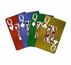插图金属扑克卡片种类皇后区