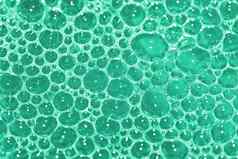 绿色泡沫