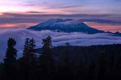 滚动雾山圣海伦斯火山