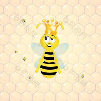 蜜蜂女王蜂巢