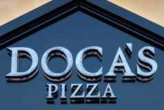 doca的披萨餐厅标志