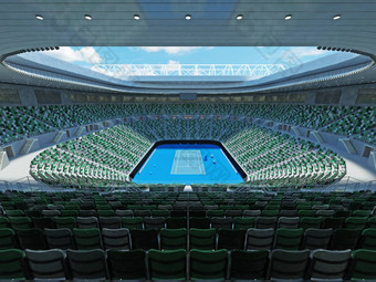 美丽的现代网球大大满贯非常相像体育场澳大利亚