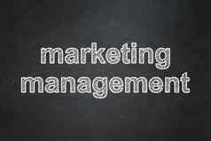 市场营销概念市场营销管理黑板背景