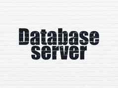 数据库概念数据库服务器墙背景