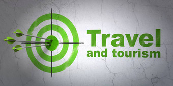 旅游概念目标旅行旅游墙背景