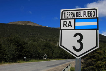 路标志路线路线阿根廷