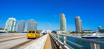 出租车桥迈阿密佛罗里达美国
