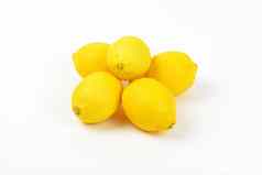 堆成熟的柠檬
