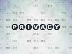 安全概念隐私数字数据纸背景