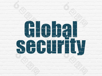 隐私概念全球安全墙背景