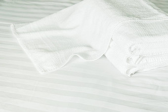 白色毛巾白色<strong>床垫</strong>织物软光早....