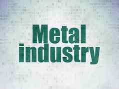 减少加工概念金属行业数字数据纸背景