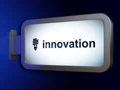 金融概念创新能源储蓄灯广告牌背景