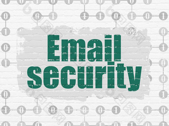 安全概念电子邮件安全墙背景