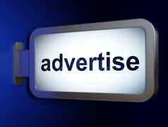 市场营销概念做广告广告牌背景