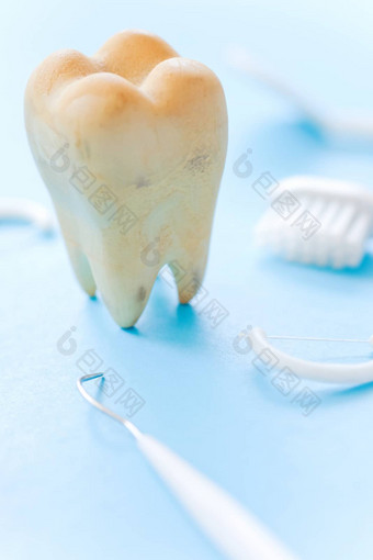 牙科卫生背景