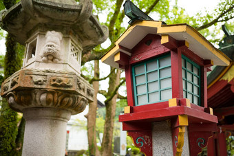 日本灯笼寺庙