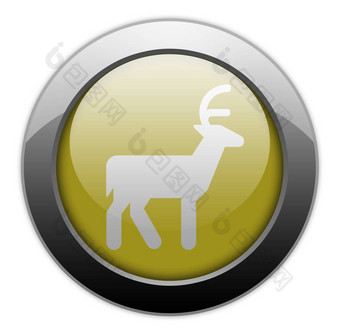 图标按钮pictogram鹿